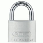 CADENAS À CLÉ - CORPS TITALIUM™ - ANSE ACIER CÉMENTÉ - 64TI/45 KA6454 ABUS