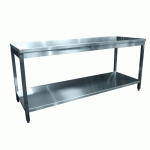TABLE INOX CENTRALE 600 X 600 MM
