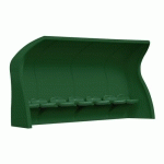 ABRI DE TOUCHE MONOBLOC VERT - ASSISE INDIVIDUELLE