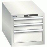 ARMOIRE BLANC GRIS 411X725X383 AVEC 3 TIR. 75KG _ 78.437.180 - LISTA