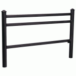 BARRIÈRE TRIO 1.57 M POMMEAU AGORA - ZINC NOIR 9005 - PROCITY