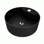VASQUE À POSER RONDE 40 CM - NOIR - FJORD AURLANE