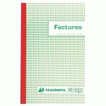 MANIFOLD FACTURES 21X135CM 50 FEUILLETS TRIPLI AUTOCOPIANTS - EXACOMPTA