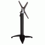 PIED DE TABLE CENTRAL ABATTANT LEAF NOIR