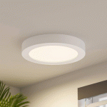 PRIOS PLAFONNIER LED EDWINA, BLANC, 25 CM, SET DE 10 PIÈCES