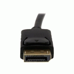 STARTECH.COM ADAPTATEUR DISPLAYPORT VERS VGA - CÂBLE DISPLAY PORT MÂLE VGA MÂLE 1920X1200 - NOIR 1,8M