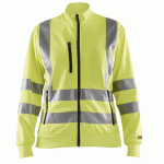 SWEAT ZIPPÉ HAUTE VISIBILITÉ FEMME TAILLE XL - MANUTAN COLLECTIVITÉS