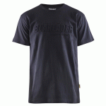 T-SHIRT IMPRIMÉ 3D À MANCHES COURTES BLEU MARINE TL - BLÅKLÄDER - 353110428600L