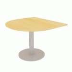 TABLE DE BASE MEETING 110X102 HETRE 25MM PIET. TULIPE ALU