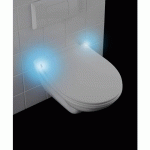 ABATTANT WC - THERMODUR - FIX-CLIP/EASY-CLOSE ET VEILLEUSE NUIT LED WENKO