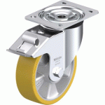 BLICKLE - ROULETTE PIVOTANTE À FREIN Ø 160MM BANDAGE POLYURÉTHANE PU 400KG - L-ALTH 160K-FI