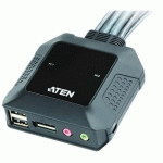 CS22DP SWITCH KVM DISPLAYPORT ET USB AVEC TELECOMMANDE ATEN - ATEN