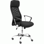 FAUTEUIL DE DIRECTION ESTERAS ACCOUDOIRS FIXES - NOIR - FOROL