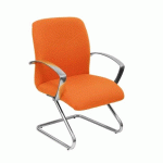 FAUTEUIL VISITEUR LUGE CAUDETE - ORANGE