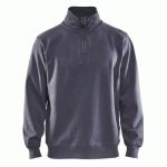 SWEAT COL CAMIONNEUR GRIS TAILLE XXL - BLAKLADER