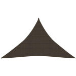 VIDAXL - VOILE D'OMBRAGE 160 G/M MARRON 3,5X3,5X4,9 M PEHD