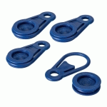 4 CLIPS POUR BÂCHE - LOT DE 4 - SILVERLINE