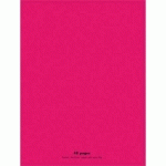 CAHIER ECO - PIQUE - COUVERTURE POLYPRO - 48 PAGES - 24 X 32 CM - 90G - GRANDS CARREAUX - ROSE