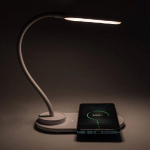 DENVER LQI-55 LAMPE À POSER LED, BLANC CCT USB QI