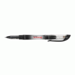 LOT DE 2 - STYLO ROLLER BRUNEAU À CAPUCHON POINTE 0,7 MM - ÉCRITURE MOYENNE NOIR