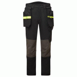 PORTWEST EV440 PANTALON DE TRAVAIL STRETCH HOLSTER EV4 NOIR TALL - TAILLE 30 - LONG
