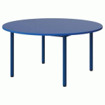 TABLE MALIBU Ø 120 T3 4P STRA ABS BLEU U525/BLEU 5005