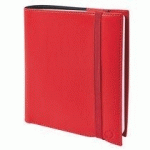 AGENDA QUO VADIS TIME & LIFE MÉDIUM SEMAINIER - ANNÉE 2026 - 16 X 16 CM - ROUGE