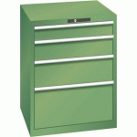 ARMOIRE VERT 717X725X850 AVEC 4 TIR. 200KG _ 79.498.030 - LISTA