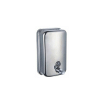 LOT DE 3 DISTRIBUTEURS DE SAVON INOX ANTI VANDALISME 1 LITRE