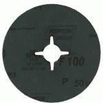DISQUE FIBRE F100 Ø125X22MM GRAIN 50 - NORTON