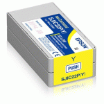 EPSON SJIC22P(Y): INK CARTRIDGE FOR COLORWORKS C3500 (YELLOW) -  AUTHENTIQUE