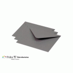 LOT DE 2 - PAQUET DE 20 ENVELOPPES POLLEN 125X138MM 120G/M² - GRIS ACIER