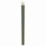 POTELET BOOPI PMR TÊTE BOULE MÉT HT 1.20M Ø90MM CIMENT 7033 - BUTON DESIGN