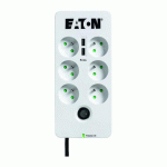 PRISES DE PROTECTION EATON PROTECTION BOX 6 FR + 2 PORTS USB