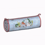 QUO VADIS - TROUSSE SCOLAIRE - RONDE - ANIMASCOT - FORÊT - 23X8X8 CM TOILE (POLYESTER) - 1 COMPARTIMENT(S)