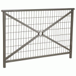BARRIÈRE LISBONNE 1.50 M STRUCT GRILLAGÉE ZINC GRIS PROCITY - PROCITY