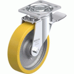 BLICKLE - ROULETTE PIVOTANTE À FREIN Ø 200MM BANDAGE POLYURÉTHANE PU 900KG - LH-GTH 200K-ST