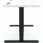 BUREAU PREMIUM RÉGLABLE ELEMENTS SOLID 1800 - NOIR - BLANC - ACTIFORCE