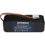 BATTERIE COMPATIBLE AVEC SAMSUNG NAVIBOT SR8846, SR8847, SR8848, SR8849, SR8850, SR8855 ASPIRATEUR (6000MAH, 14,4V, LI-ION) - EXTENSILO