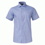 J.HARVEST & FROST YB50 TWILL S/S CHEMISE SLIM FIT HOMMES BLEU CIEL - TAILLE XS