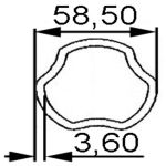 MACHOIRE EXTERIEUR TUBE FREE 58,5X3,6 CR.30X80