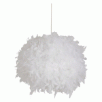 SUSPENSION BOULE EN PLUMES PLUMES VÉRITABLES BLANC - MANUTAN COLLECTIVITÉS