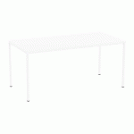 TABLE À MANGER VERSYS AVEC BASE BLANCHE RAL 9003 160 X 80 X 743 CM BLANC