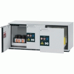 ARMOIRE SÉCURITÉ UB-ST-90 UB90.060.140.050.S2T GRIS - ASECOS