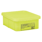 BAC JAUNE HACCP AVEC COUVERCLE 35 L GILAC