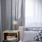 BRILONER LAMPE À POSER SKRIVA, DOUILLE GU10, BLEU TOURTERELLE