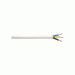 CÂBLE DOMESTIQUE H05VV-F BLANC 1,5MM² 10M - ELECTRALINE - 60107075J