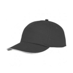 CASQUETTE SANDWICH 5 PANNEAUX STYX GRIS ORAGE - CASQUETTES ET BONNETS PUBLICITAIRES