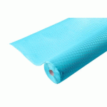 LOT DE 16 - NAPPE EN ROULEAU PAPIER GAUFRÉ TOILE DE LIN - 1,18 X 15M - AZUR