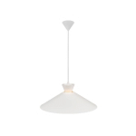 NORDLUX SUSPENSION DIAL AVEC ABAT-JOUR MÉTALLIQUE, BLANC, Ø 45 CM